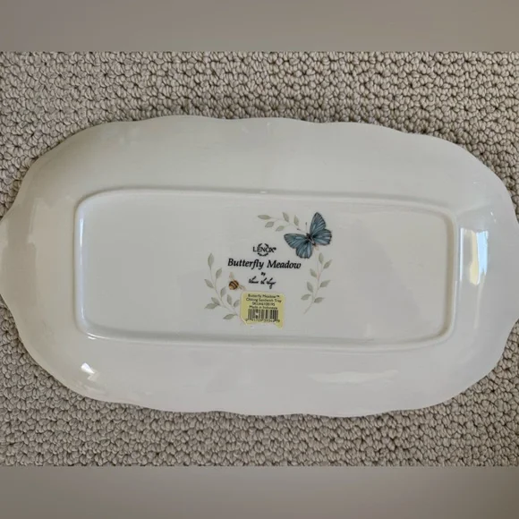 Lenox Butterfly Meadow Sandwich Tray - Picture 2 of 3